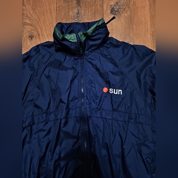 Trimark Jackets & Coats Trimark Mens Large Sun Logo Windbreaker